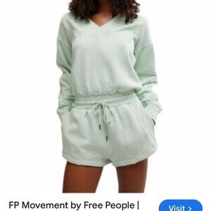 FP Movement by Free People Light Green Lounge Set